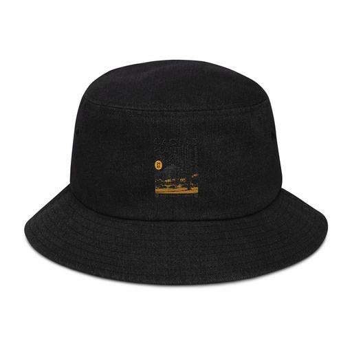 [ID: 501-G304] Cacus Plant - Desert Denim Bucket Hat