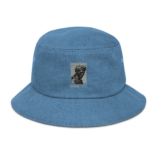 [ID: 501-G413] Conquerors Denim Bucket Hat