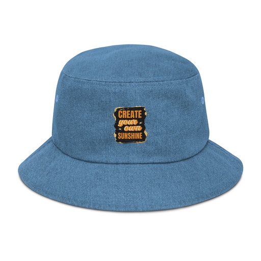 [ID: 501-G432] Create your own Sunshine Denim Bucket Hat