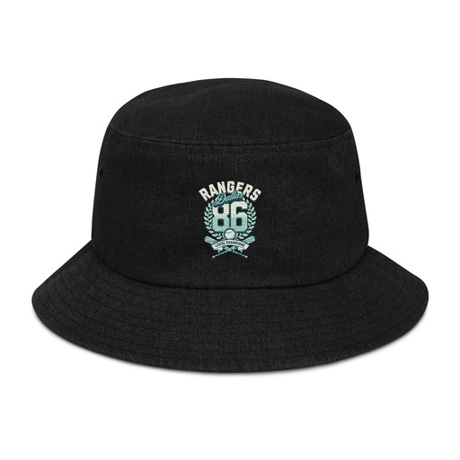 [ID: 501-G464] Dallas Rangers - Old School Sports Denim Bucket Hat
