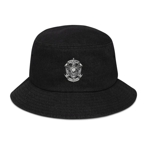 [ID: 501-G472] DEAD BEFORE DISHONOR Denim Bucket Hat