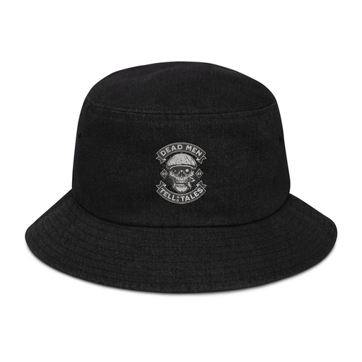[ID: 501-G473] DEAD MEN TELL NO TALES Denim Bucket Hat