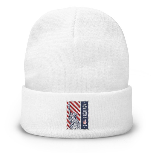 [ID: 81-G8] 4th of July Knit Beanie