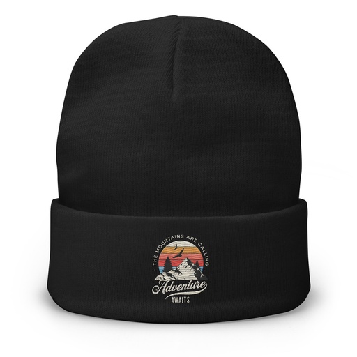 [ID: 81-G27] Adventure Await - Wilderness Camping Knit Beanie
