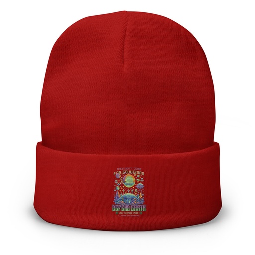 [ID: 81-G38] Alien Invasion Knit Beanie