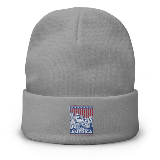 [ID: 81-G58] AMERICA (2) Knit Beanie