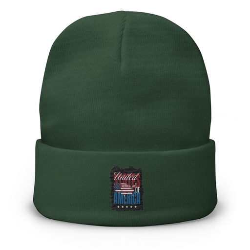 [ID: 81-G59] America (3) Knit Beanie