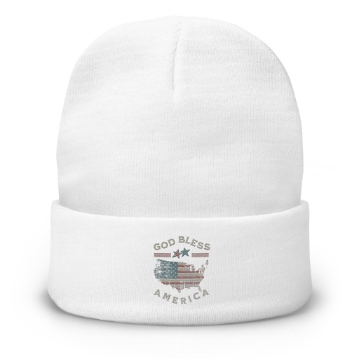 [ID: 81-G60] America - Land Of The Free Knit Beanie