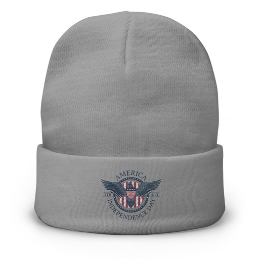 [ID: 81-G67] American Eagle Badge Knit Beanie