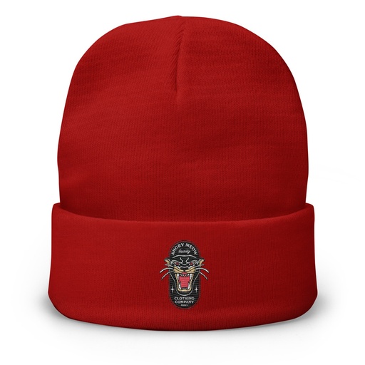 [ID: 81-G84] Angry Meow Clothing Company - Panther Knit Beanie