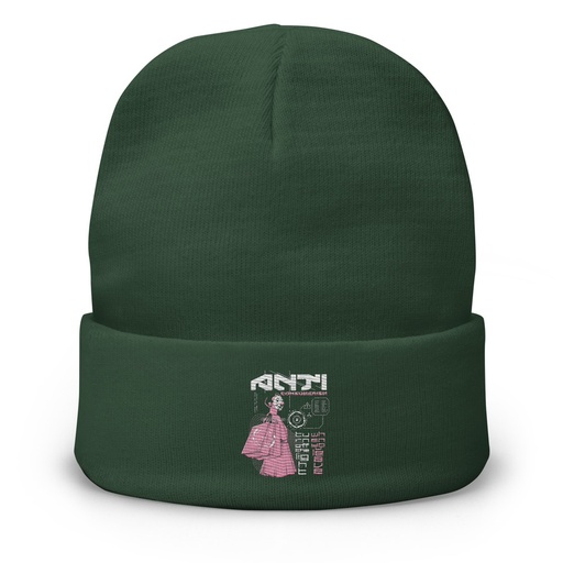 [ID: 81-G91] Anti Consumerism - Futuristic Knit Beanie