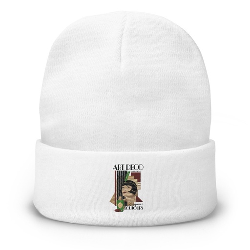 [ID: 81-G102] Art Deco Elegance Toujours Knit Beanie