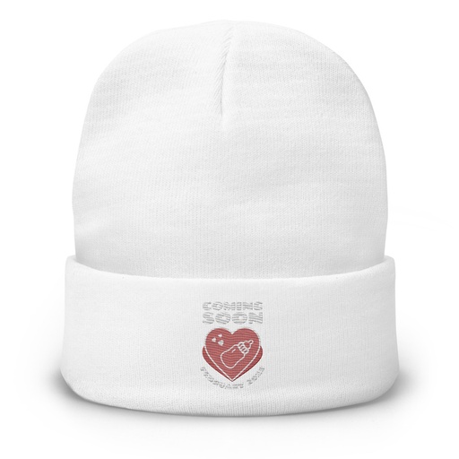 [ID: 81-G121] Baby Announcement - Feeding Bottle Knit Beanie