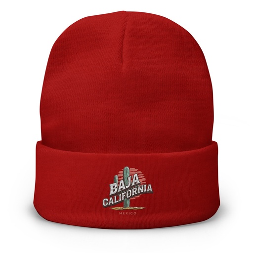 [ID: 81-G132] Baja Cali Mexico Knit Beanie