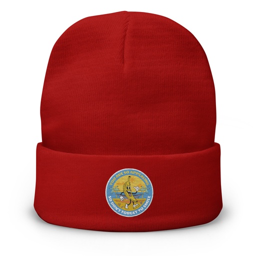 [ID: 81-G135] Banana project _-) Knit Beanie
