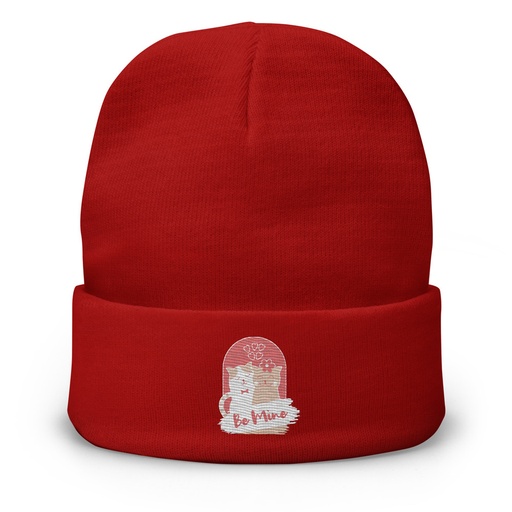[ID: 81-G157] Be Mine - Cute Cat Couple Knit Beanie