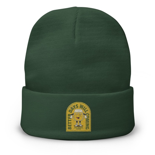 [ID: 81-G194] Better Days Will Coming Knit Beanie