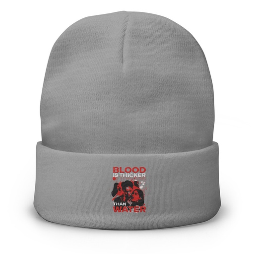 [ID: 81-G237] Blood is Thicker than Water Knit Beanie