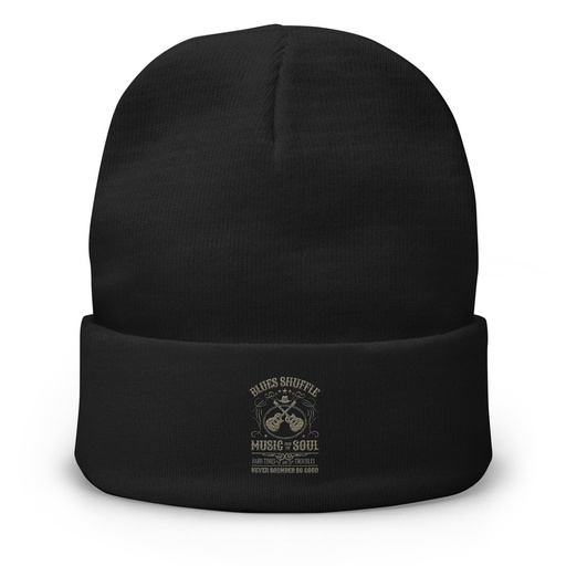 [ID: 81-G243] Blues Music from the Soul - Guitar Knit Beanie