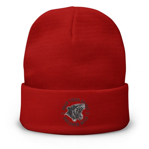 [ID: 81-G249] Bold Tiger Spirit Knit Beanie