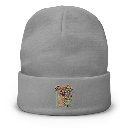[ID: 81-G256] Born 2 Skate - Retro Skeleton Knit Beanie