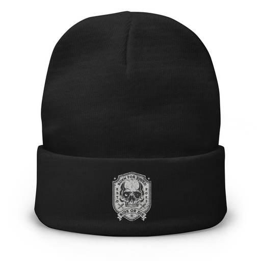 [ID: 81-G258] BORN FOR SPEED RIDE OR DIE Knit Beanie