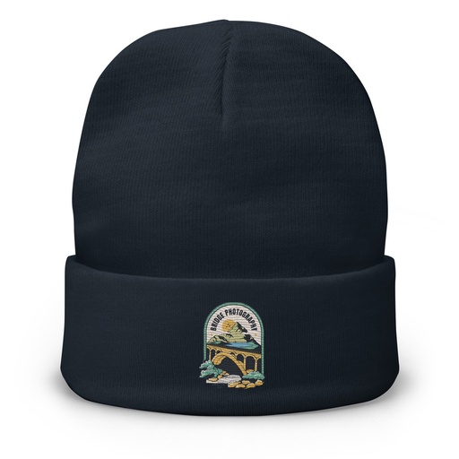 [ID: 81-G285] Bridge Photography - Scenic Knit Beanie