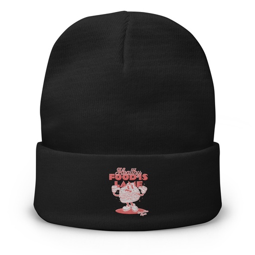 [ID: 81-G296] Burger Mascot Knit Beanie