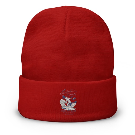 [ID: 81-G313] California Beach Surfing Knit Beanie