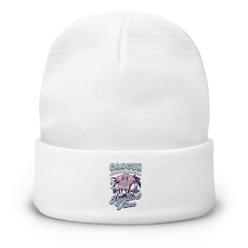 [ID: 81-G330] Cancun Positive Vibes Knit Beanie