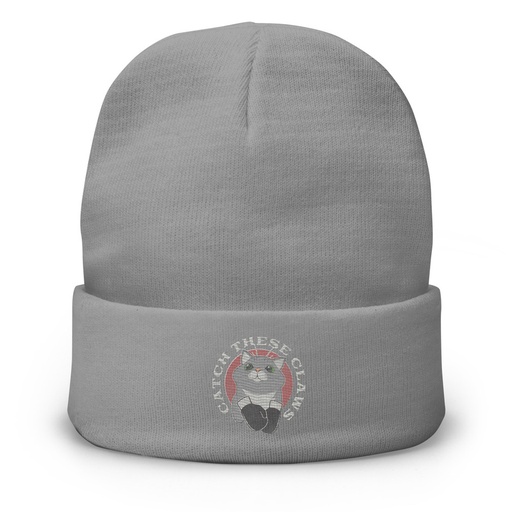 [ID: 81-G344] Catch These Claws - Cute Cat Knit Beanie