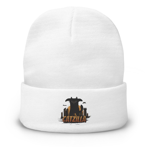 [ID: 81-G350] Catzilla - Funny Comic Animal Knit Beanie