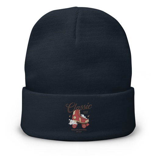 [ID: 81-G384] Classic Roller Skating - Sports Apparel Knit Beanie