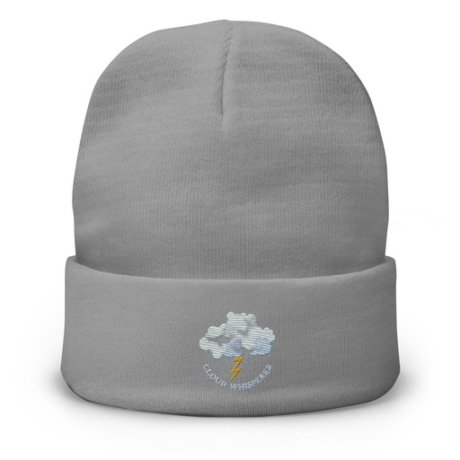 [ID: 81-G387] Cloud Whisperer - Rainy Weather Knit Beanie