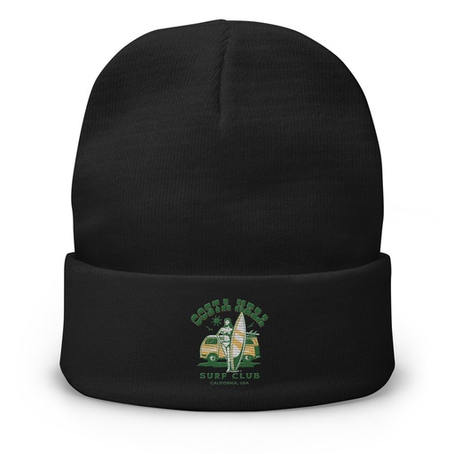 [ID: 81-G425] Costa Mesa Surf Club - Campervan Knit Beanie