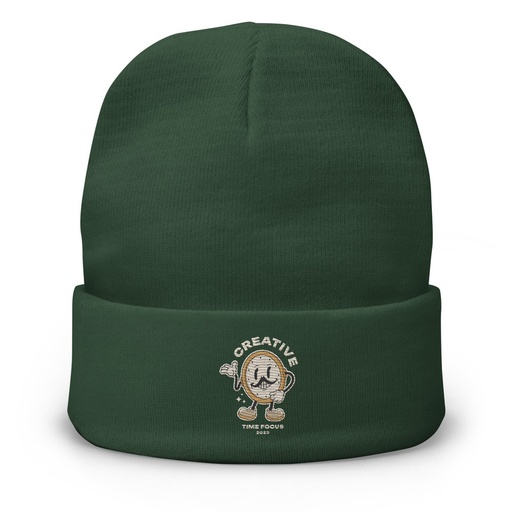 [ID: 81-G433] Creative Time Knit Beanie