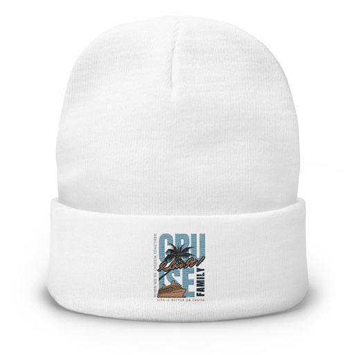 [ID: 81-G440] Cruise Ship Knit Beanie