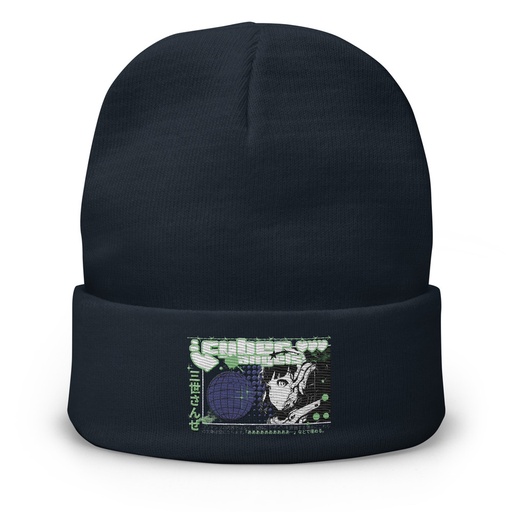 [ID: 81-G455] Cyber Angels - Y2k Girl Anime Knit Beanie