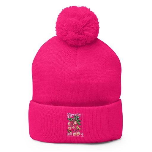 [ID: 93-G95] Apathy Pom-Pom Knit Cap