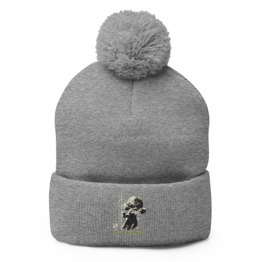 [ID: 93-G106] Asteroids Pom-Pom Knit Cap