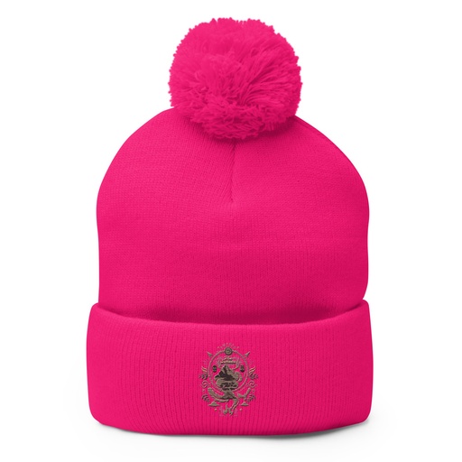 [ID: 93-G119] Awaken The Senses - Coffee Beans Pom-Pom Knit Cap