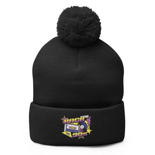 [ID: 93-G123] Back to 90s Pom-Pom Knit Cap