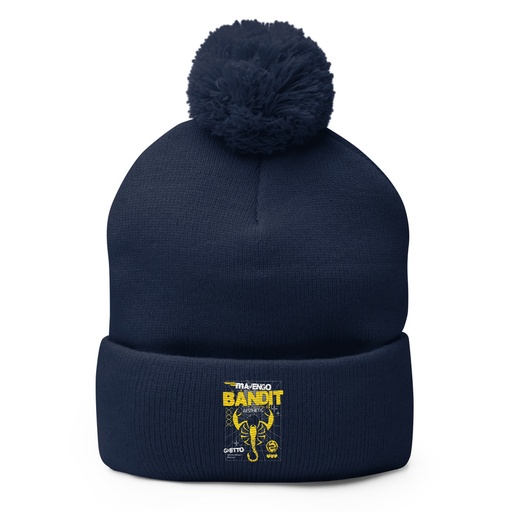 [ID: 93-G138] Bandit Aesthetic - Scorpion Pom-Pom Knit Cap