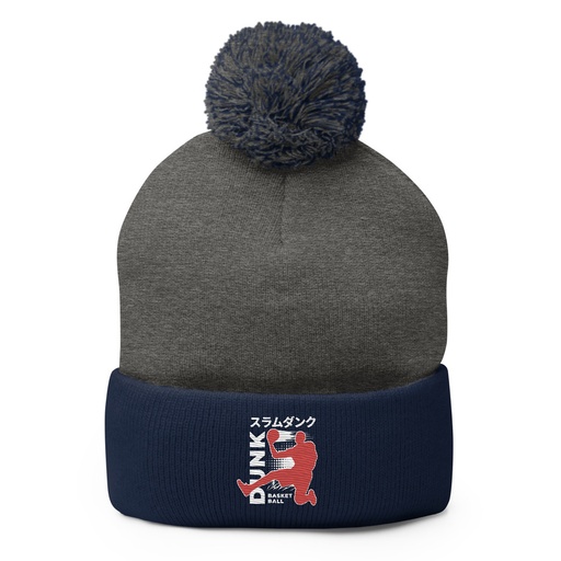 [ID: 93-G147] Basketball Dunk Pom-Pom Knit Cap