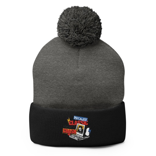 [ID: 93-G175] Because Classic Never Crash Pom-Pom Knit Cap