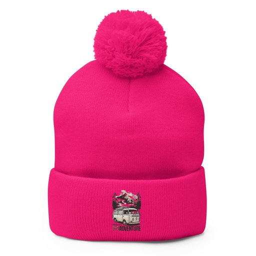 [ID: 93-G200] Big Adventure Pom-Pom Knit Cap