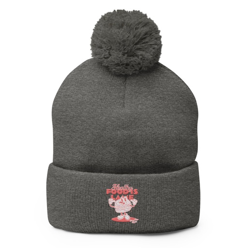 [ID: 93-G296] Burger Mascot Pom-Pom Knit Cap