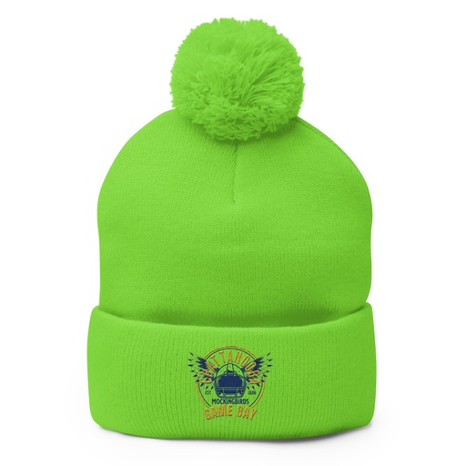 [ID: 93-G361] Chattanooga Mocs Pom-Pom Knit Cap
