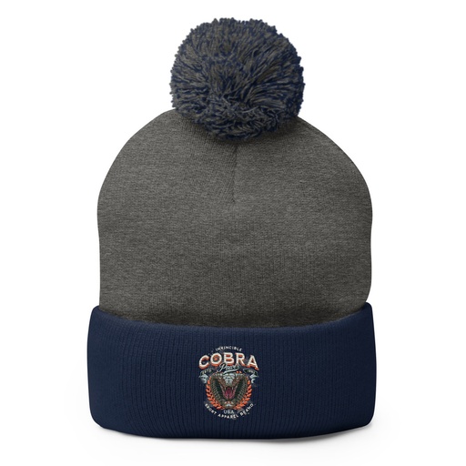 [ID: 93-G390] Cobra Power - Sports Pom-Pom Knit Cap