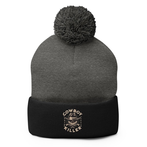 [ID: 93-G428] COWBOY KILLER Pom-Pom Knit Cap